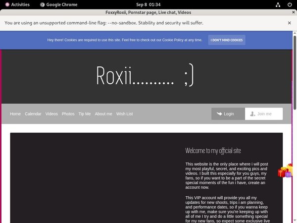 Access To FoxxyRoxii