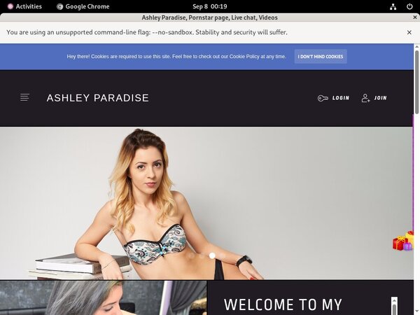 Ashley Paradise Cuentas Gratis