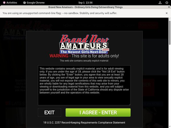 Brand New Amateurs Renew Subscription