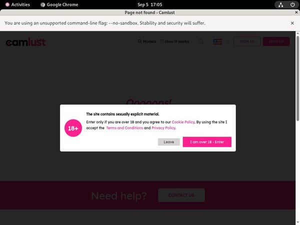 Camlust.com Trial Account