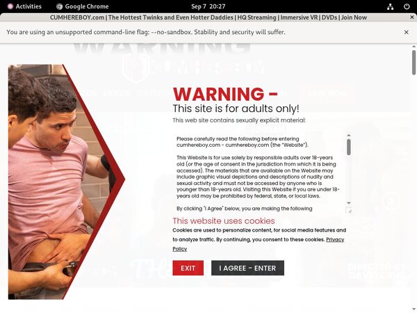 Cum Here Boy Promo Code