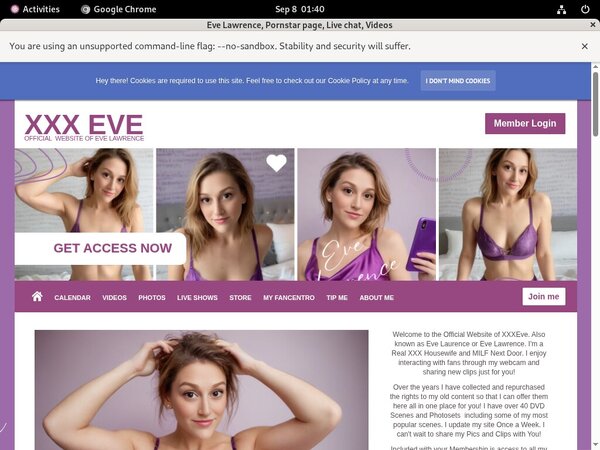 Eve Lawrence Free Trial Promotion