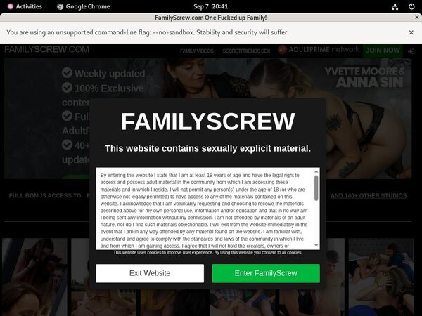 Family Screw Acount