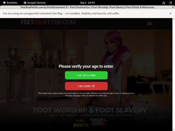 Feetandfetish.com Network Password