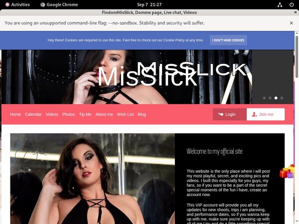 FindomMisSlick Tube