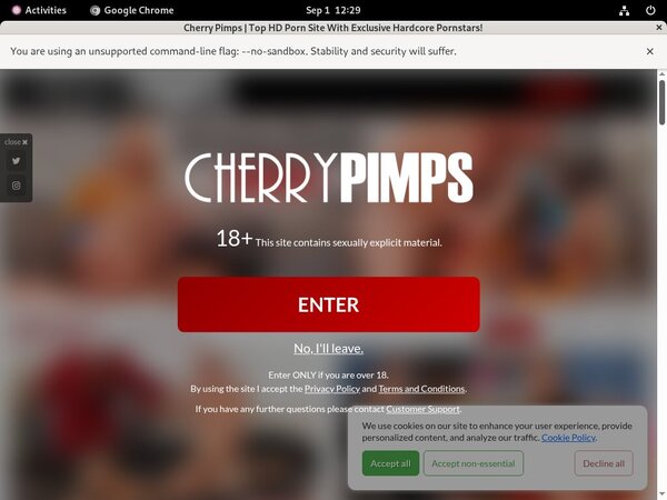 Free Cherry Pimps Login Account