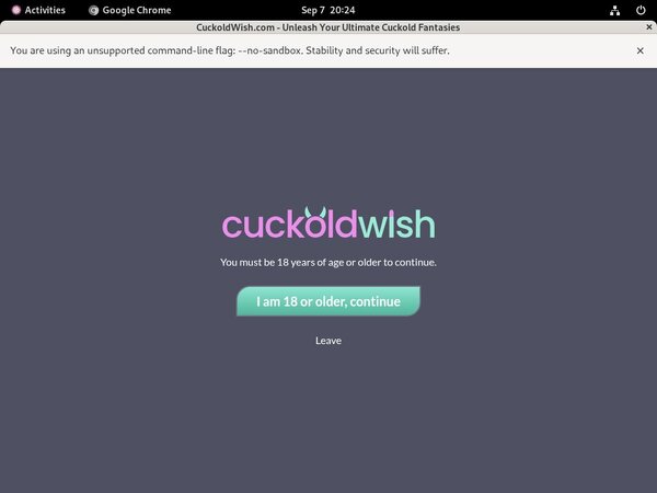 Get Cuckold Wish Trial