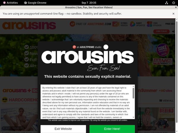 Get Free Arousins Membership