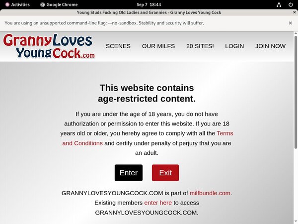 Grannylovesyoungcock.com Members Password