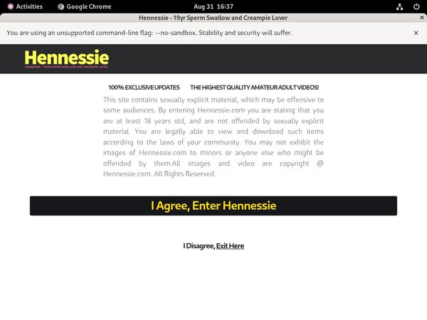 Hennessie Accounts And Password