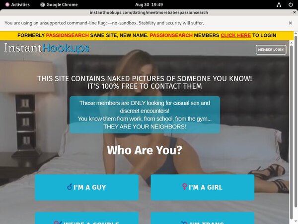 Instanthookups.com Cuentas