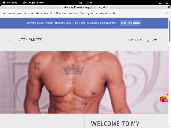 Izzyjamess.modelcentro.com Acc