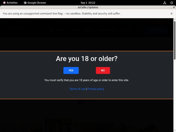 Jocobo Register Form