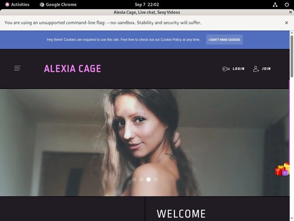 Join Alexia Cage