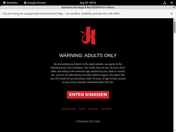 Kinkmen.com Account 2014