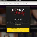 Ladyboypussy.com Logins 2018
