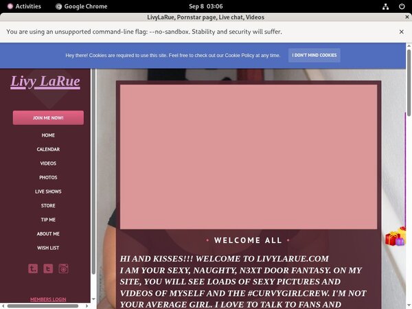 LivyLaRue Free Account And Password