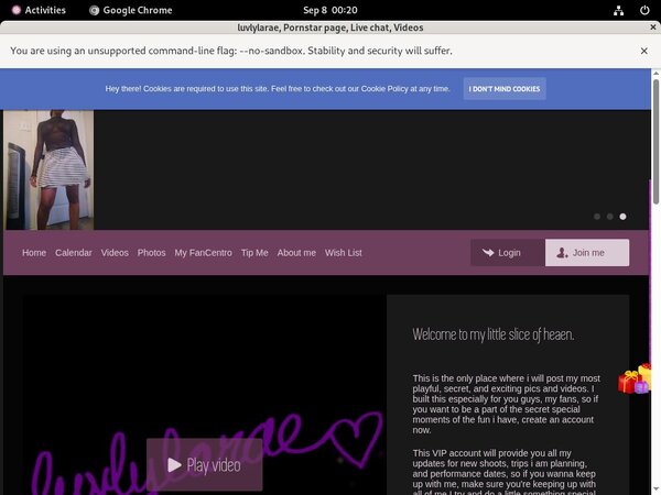 Luvlylarae.modelcentro.com Trial Membership Offer