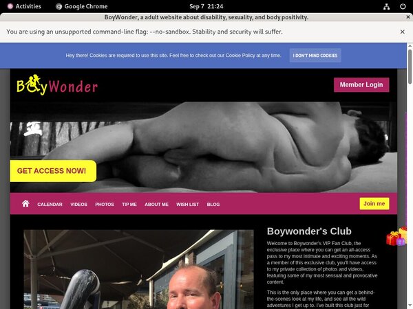Membership For BoyWonder