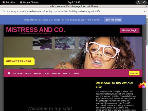 Mistressandco Trial Sign Up