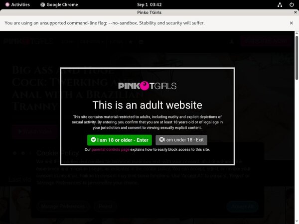 New Free Pinkotgirls.com Account