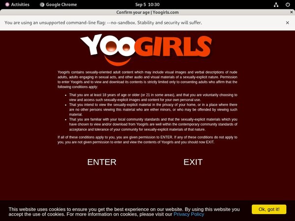 New Yoogirls.com Passwords