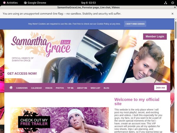 SamanthaGraceLive Join Free