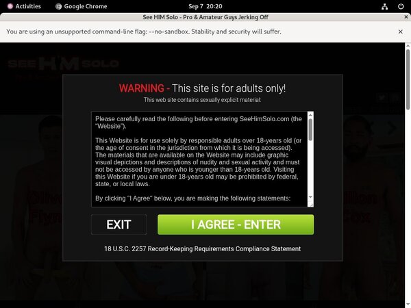 See Him Solo Free Porn