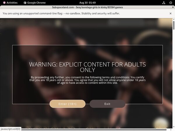 Subspaceland.com Sex Tape