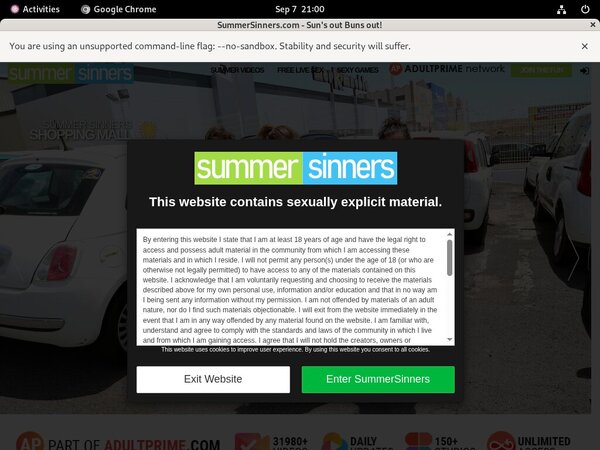 Summer Sinners Password Generator