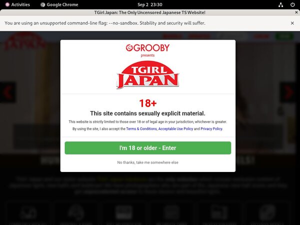 TGirl Japan New Account