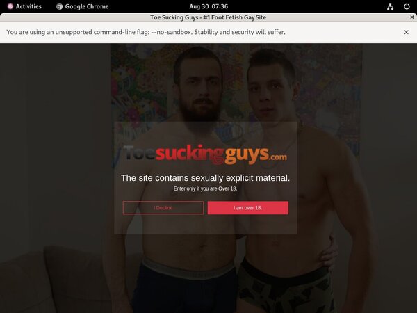Toesuckingguys.com Free Account Login