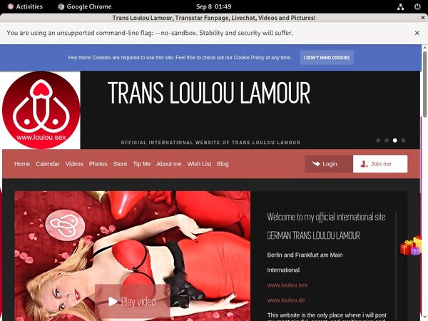 Trans Loulou Lamour Free Username