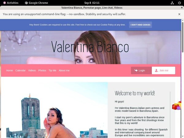 Valentinabiancox Free Mobile