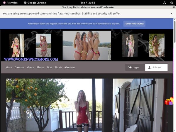 Womenwhosmoke.com Make Account