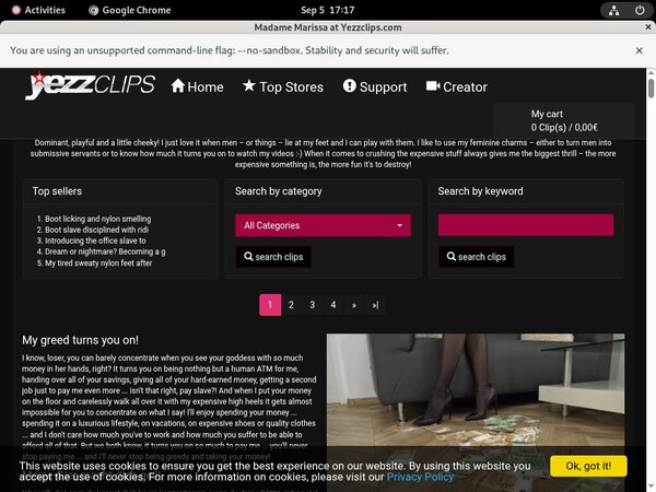 Yezzclips.com Passcodes