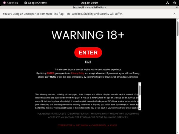 Active Sexting 18 Passwords