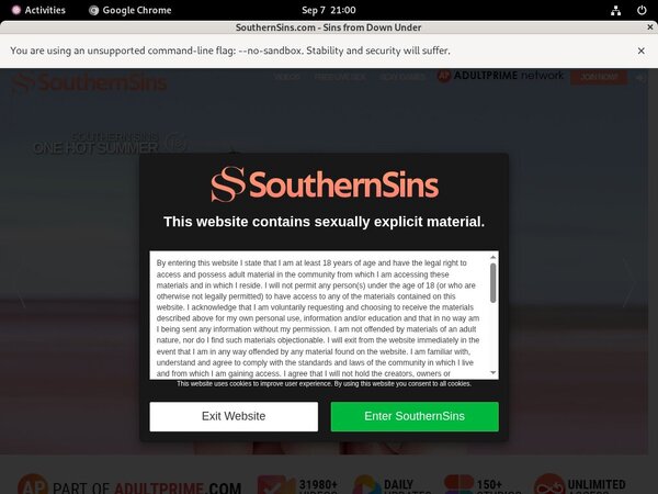 Free Southernsins Pass