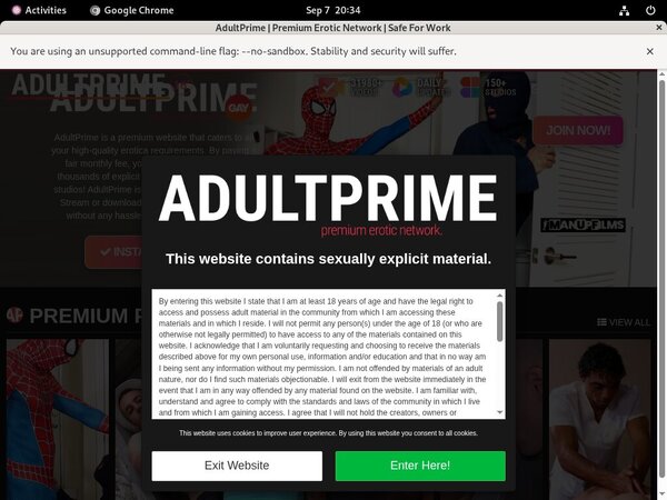 How To Join Adult-prime.com For Free