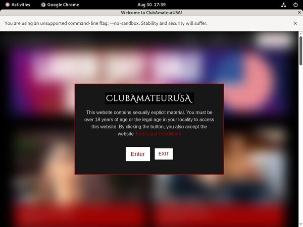 Club Amateur USA Usernames