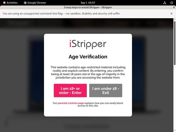 Get Istripper.com Day Trial