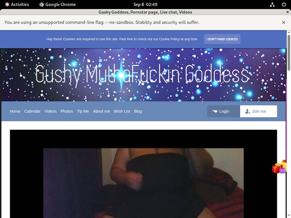 Goddess Gushy Free Passwords