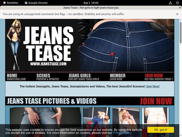 Jeanstease New Accounts