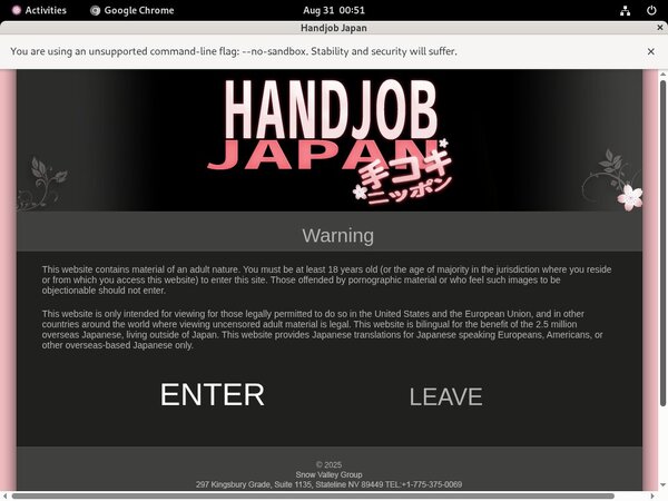 Login To Handjobjapan.com For Free